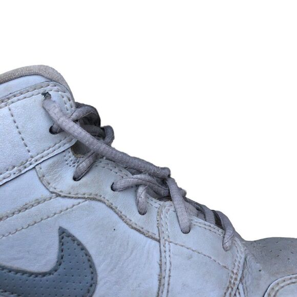 RARE Nike Air Jordan 1 Retro Mid Wolf Grey Coll Grey Size 5.5 - Picture 7 of 16
